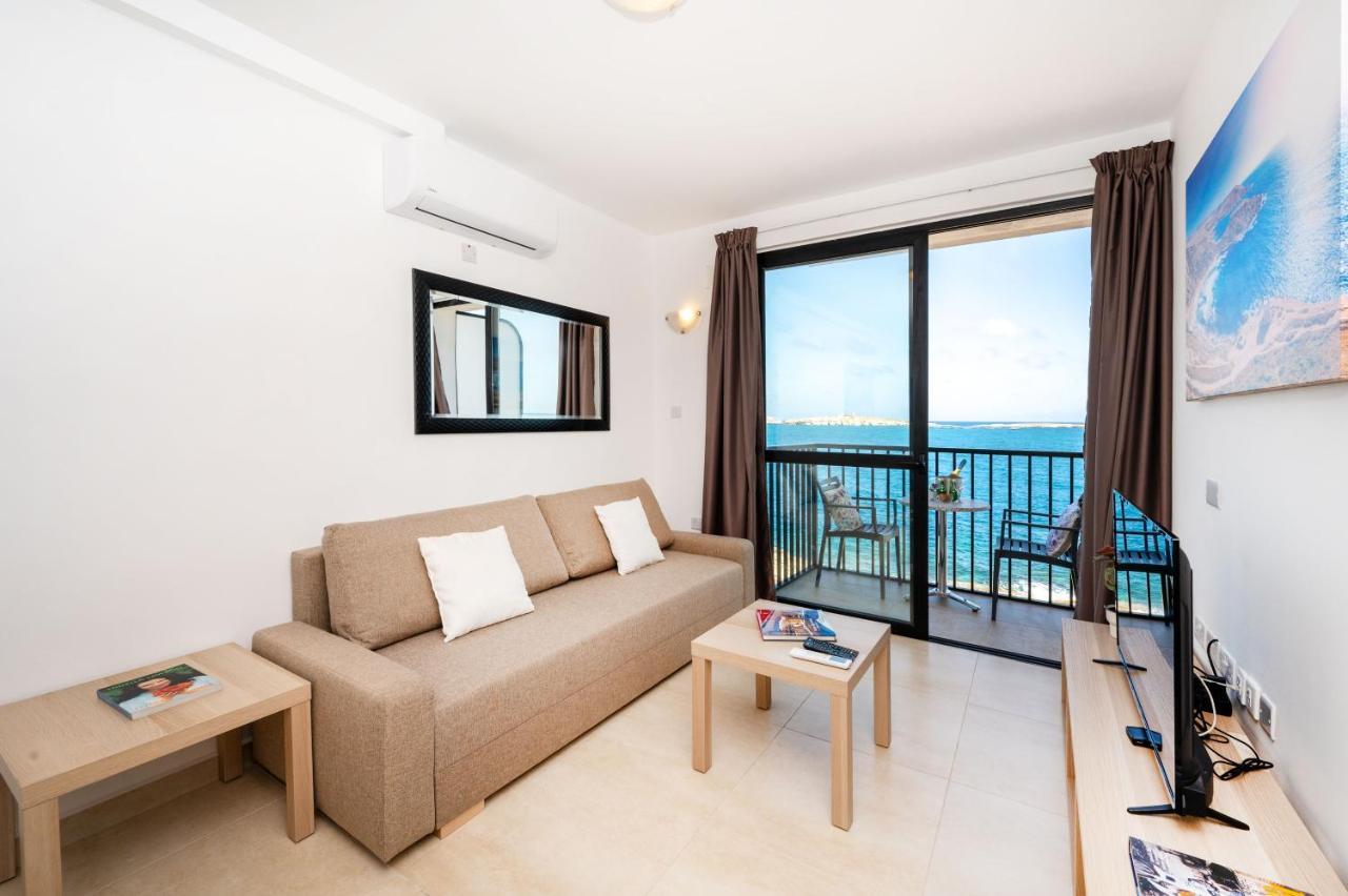 公寓 Islet Promenade Seafront Family With 2 Balconies By Getawaysmalta San Pawl il-Baħar